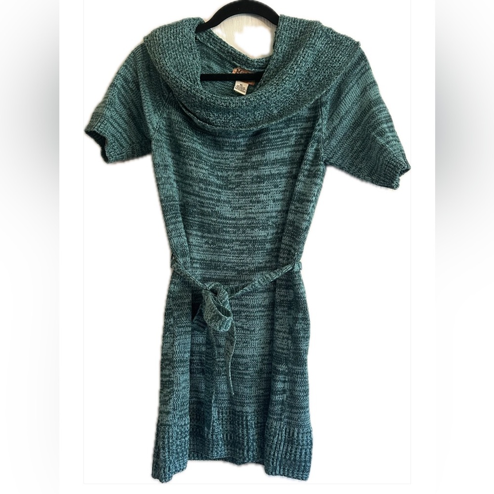Mudd Sweater Dress Teal Blue Juniors XL